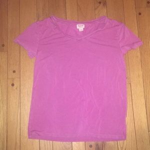 Pink V-Neck Top